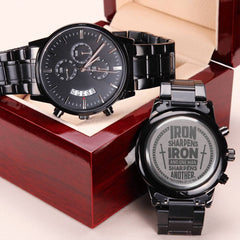 Iron Sharpens Iron (Proverbs 2717) – Men's Watch
